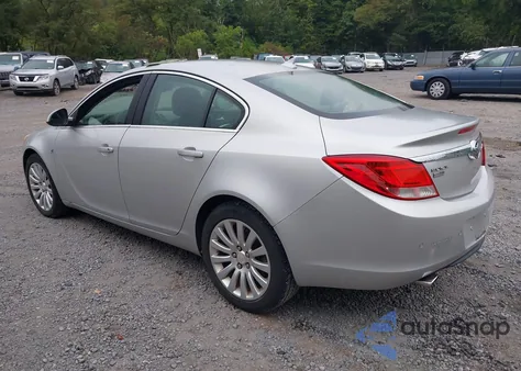 2011 Buick Regal Cxl Turbo Russelsheim из США, поврежденный, VIN W04GV5EV1B1125341